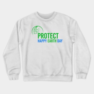 Happy Earth Day Crewneck Sweatshirt